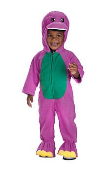 party city barney costume