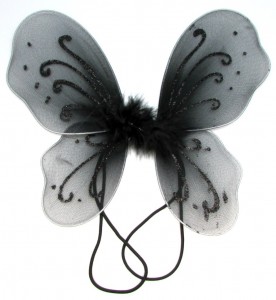 Black Butterfly Wings Costume