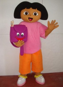 Dora the Explorer Mascot Costume