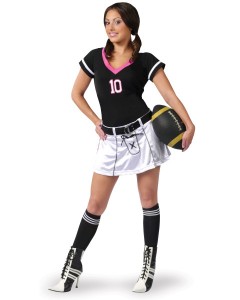 Football Player Costume for Girls