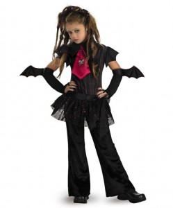 Girls Bat Costume