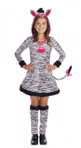 Girls Zebra Costume