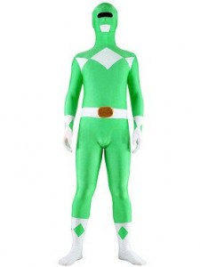 Green Power Ranger Costume Adult