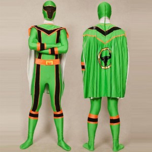 Green Power Ranger Costume Adults