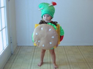 Hamburger Costume Baby