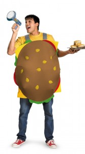 Hamburger Costume for Adults