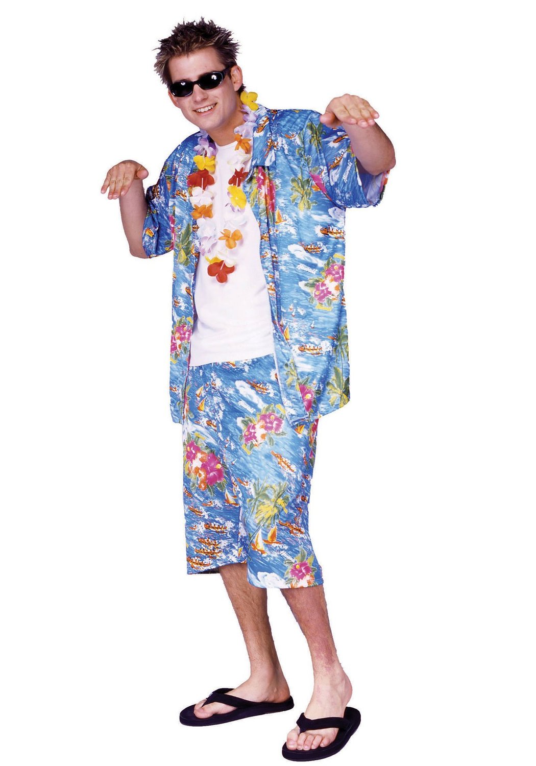 Hawaiian Costumes (for Men, Women, Kids) | PartiesCostume.com