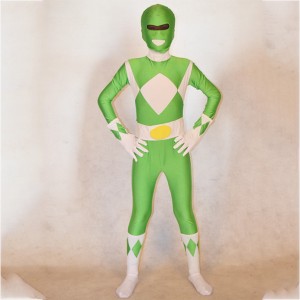 Kids Green Power Ranger Costume