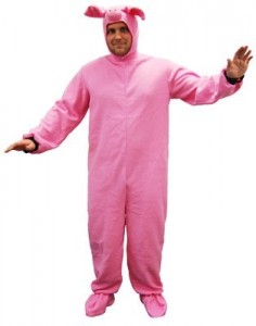 Mens Piglet Costume