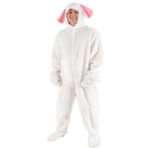 Mens White Rabbit Costume