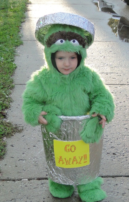 Oscar the Grouch Baby Costume.