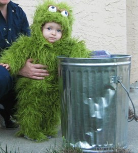 Oscar the Grouch Costume Infant