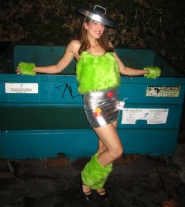 Oscar the Grouch Costume for Girls