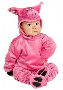 Piglet Infant Costume