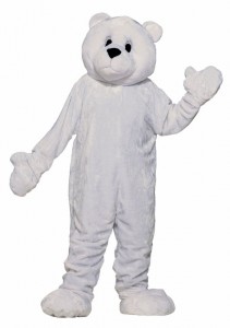 Polar Bear Mascot Costume