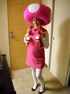 Toad Costume Girl