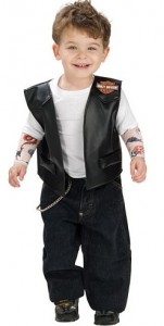 Toddler Biker Costume