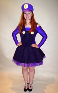 Waluigi Costume for Girls