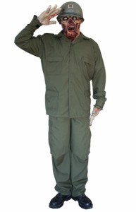 Zombie Soldier Costume