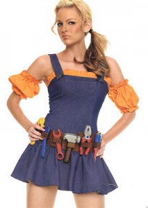 Construction Worker Costume Female.