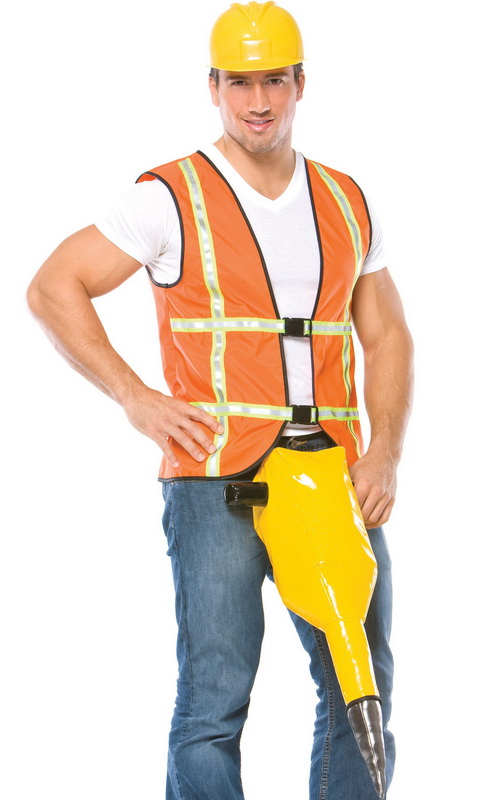 Construction Worker Costume Men.
