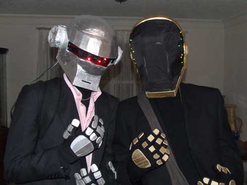 Daft Punk Costume Ideas.