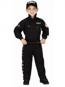 SWAT Team Costume Boy