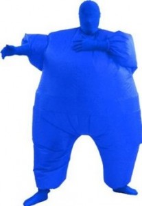 Sumo Wrestler Costume Blue