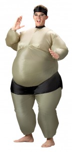 Sumo Wrestler Inflatable Costume