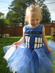 Tardis Costume Tutu