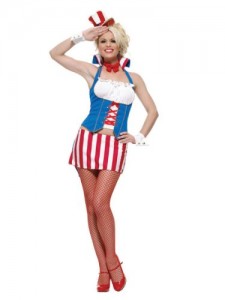 Uncle Sam Costume Female