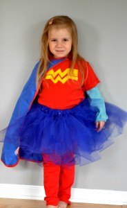 Wonder Woman Costume with Tutu