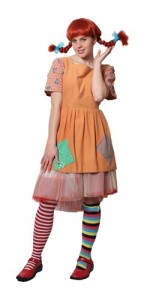 Pippi Longstocking Costume Adult