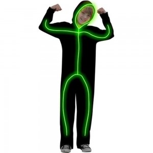 Glowing Stick Figure Costume