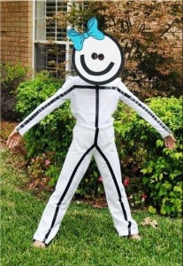 Stick Figure Costume DIY