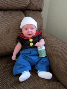 Baby Popeye Costume