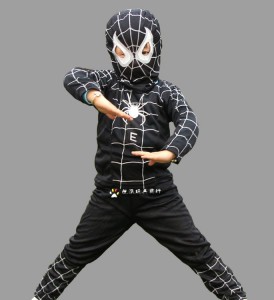 Black Spiderman Costume Child