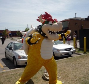 Bowser Mascot Costume