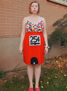 Gumball Machine Costume DIY