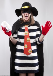 Hamburglar Costume Girl