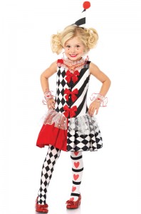 Harlequin Girl Costume