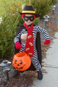 Homemade Hamburglar Costume