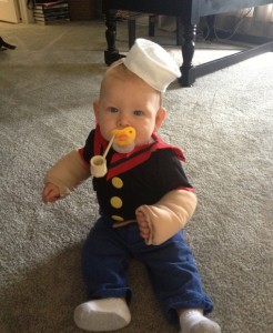 Homemade Popeye Costume