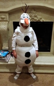 Homemade Snowman Costume