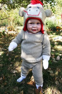 Homemade Sock Monkey Costume