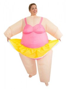 Inflatable Ballerina Costume