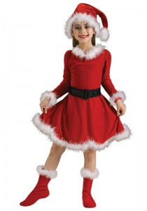 Kids Mrs Claus Costume