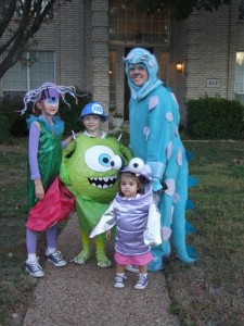 Monsters Inc Family Costumes