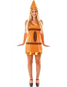 Orange Crayon Costume