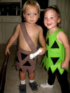 Pebbles and Bam Bam Costumes